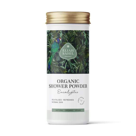 Pudră de duș organică, Eucalipt, fără plastic - Eliah Sahil Organic