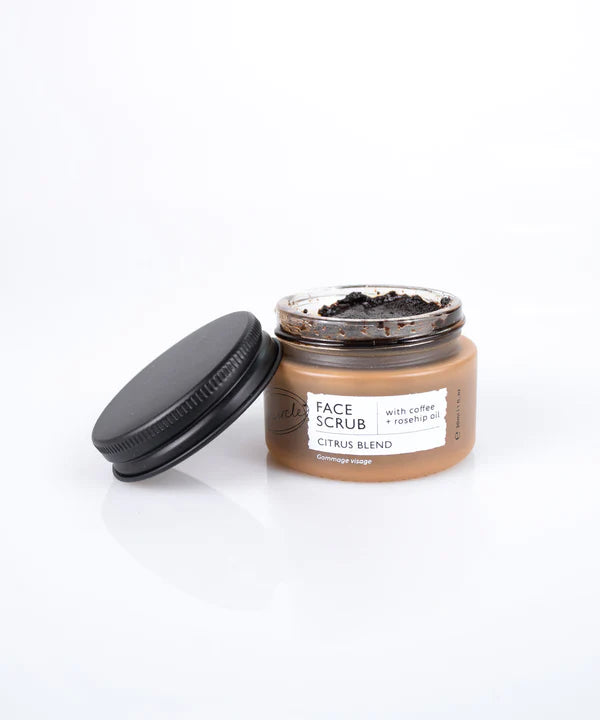 Mini scrub natural de față, Citrice, 30 ml, Zero-Waste - UpCircle