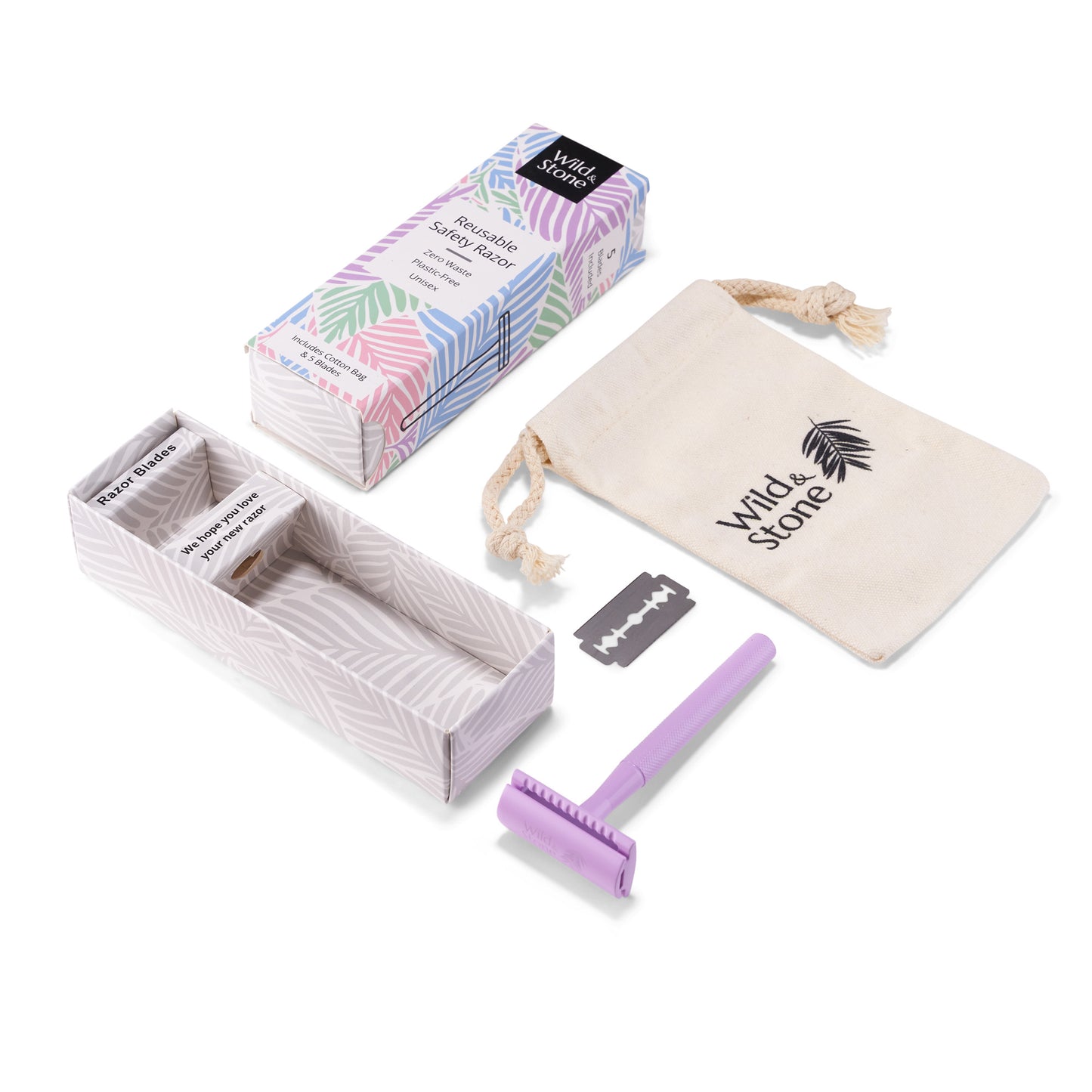 Aparat clasic de ras, safety razor, unisex - Wild&Stone