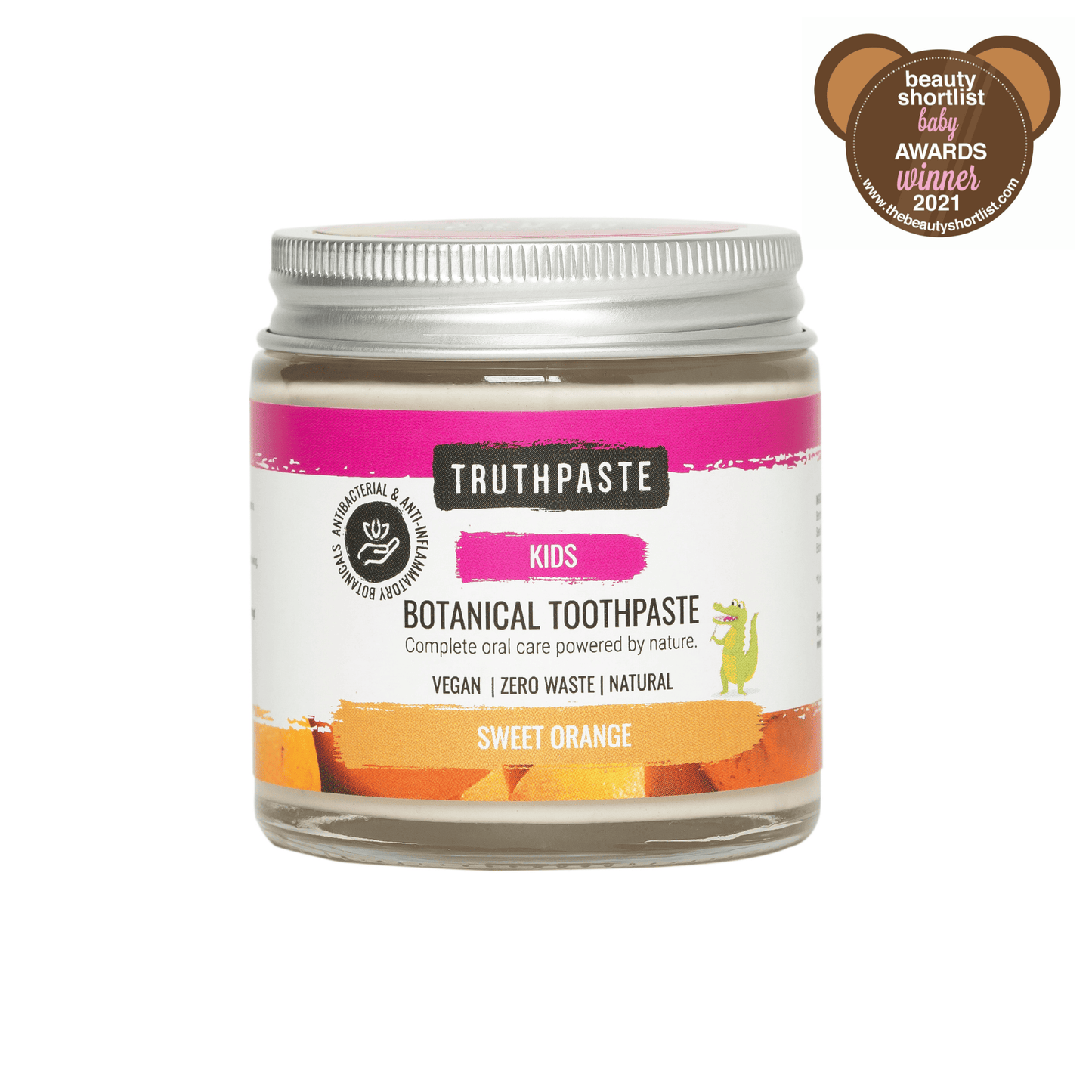 Pasta de dinți eco pentru copii, Portocale , Zero-Waste - TRUTHPASTE