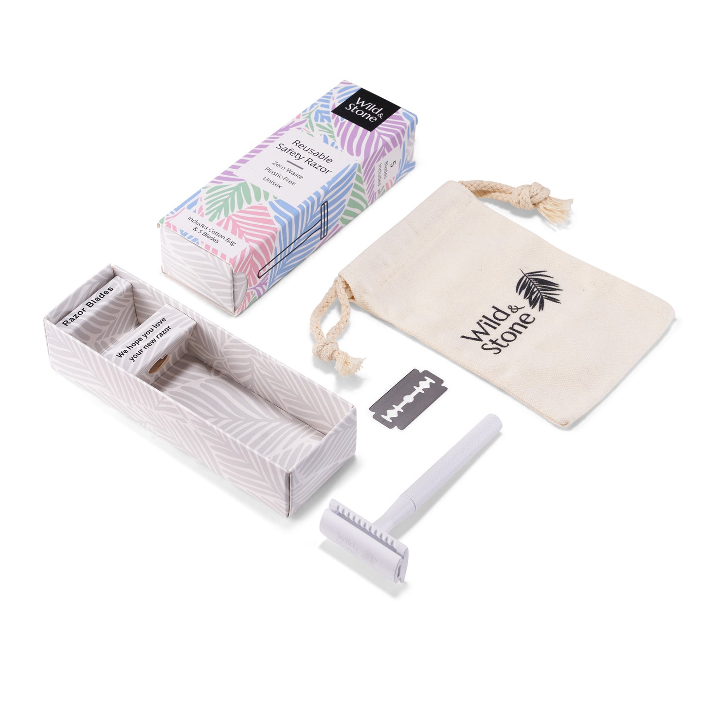 Aparat clasic de ras, safety razor, unisex - Wild&Stone