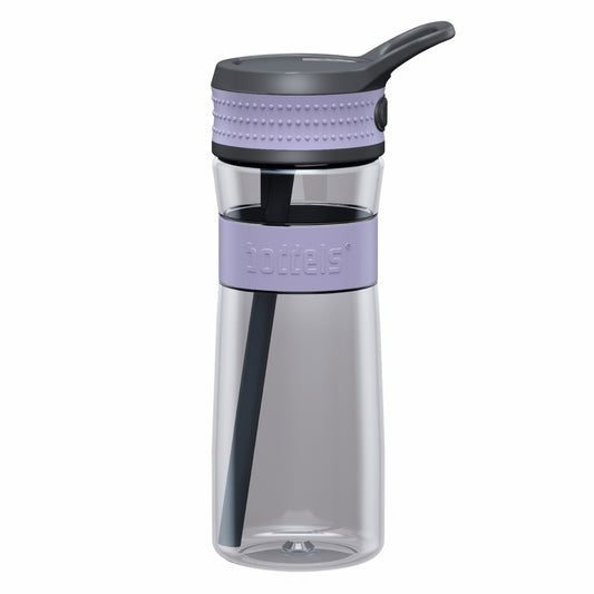 Sticlă cu pai din tritan, fără BPA, 600 ml, Lavender-Boddels