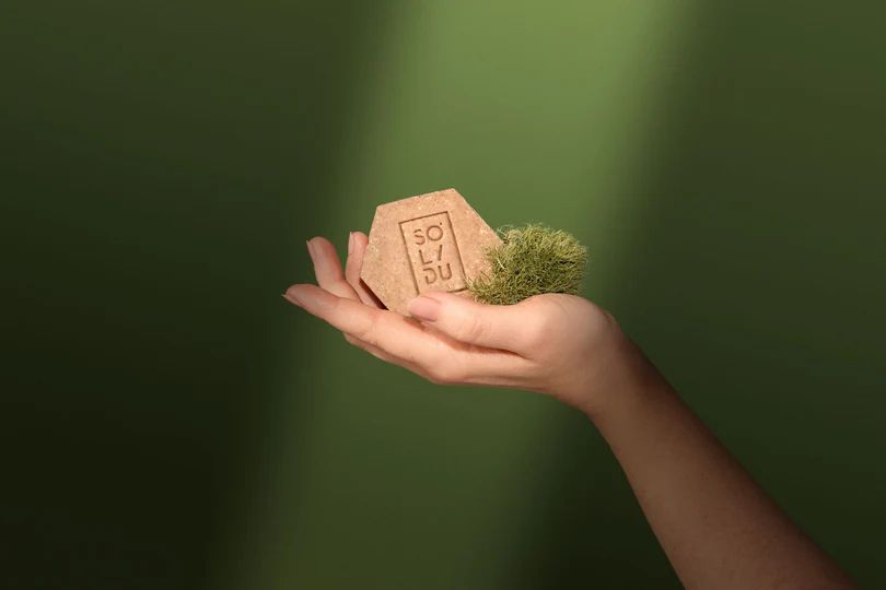 Șampon Solid GHAYA cu Argilă Ghassoul – SOLIDU | Curățare blândă pentru păr și scalp