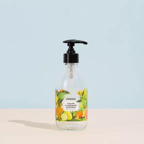Kit detergent de vase cu citrice + sticlă Pimpant
