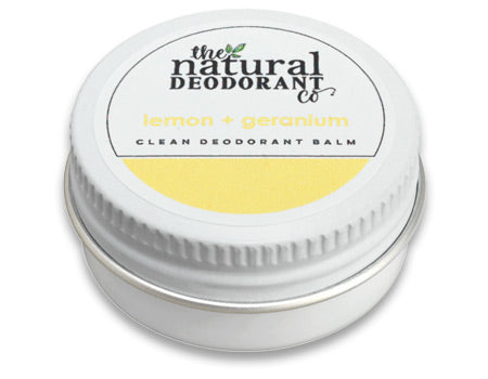 Mini deodorant natural Clean, Lămâie + Mușcată, 10 gr - The Natural Deodorant Co.