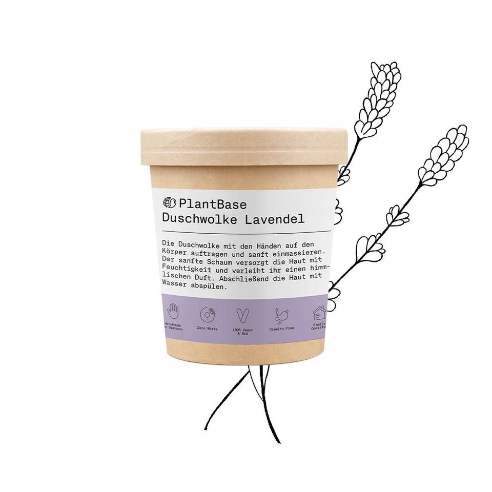Norișor de duș, Lavanda, 200 g - Zero-Waste - PlantBase