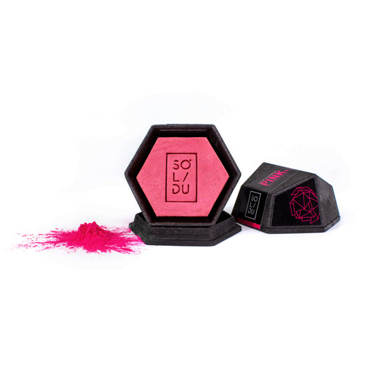 Sampon natural anti-electrizare, Pink, 65 gr, Zero- Waste - Solidu Cosmetics