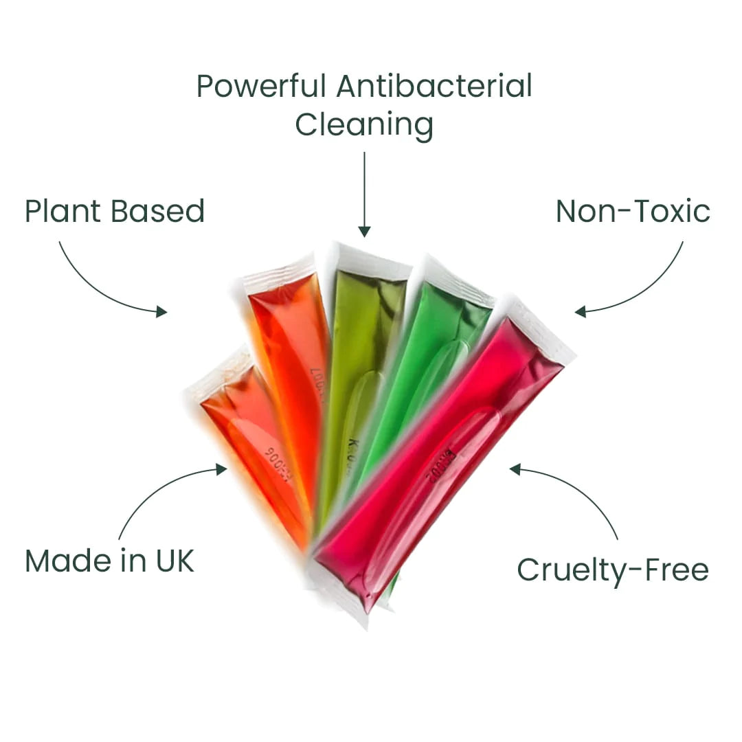 Mix soluții ultraconcentrate, antibacteriene, Zero-Waste - Ecovibe