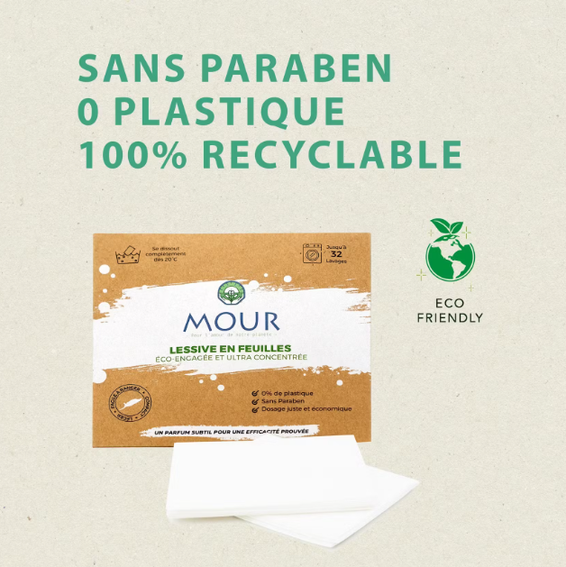 Detergent ecologic foi, Ultraconcentrat, 32 spălări , Zero-Waste-Mour